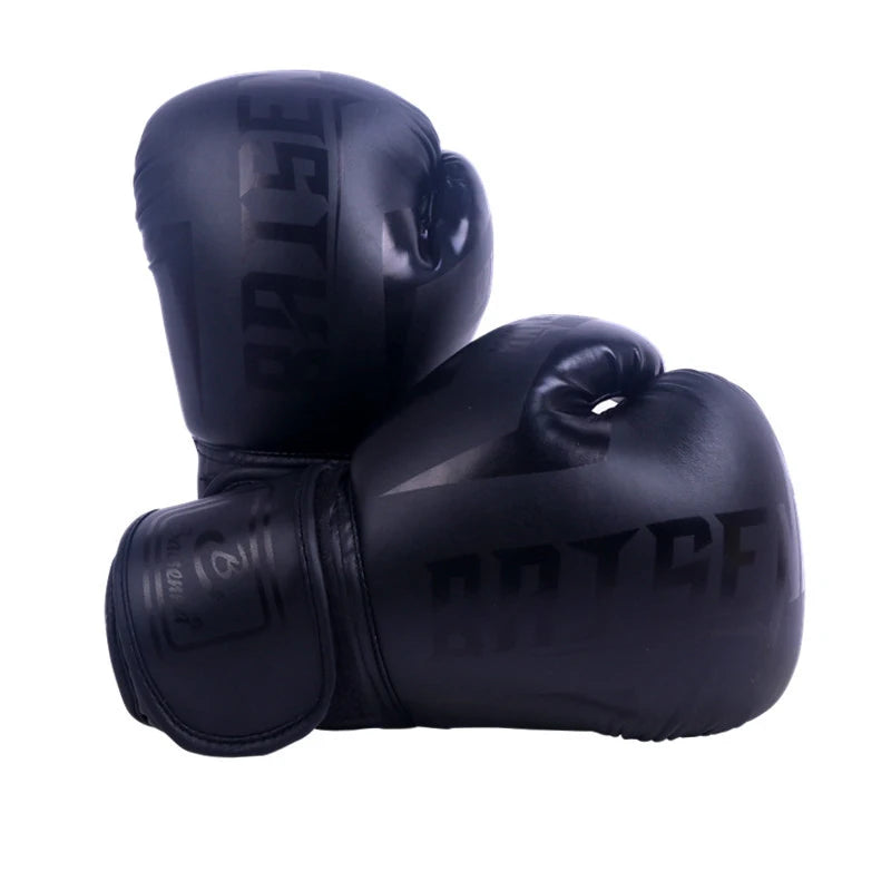 HUA 1 Paie Of 6 Oz 10 Oz Boxing Gloves Wear-resistant PU Leather Training Gloves Good Toughness Humanized Design Punching Gloves