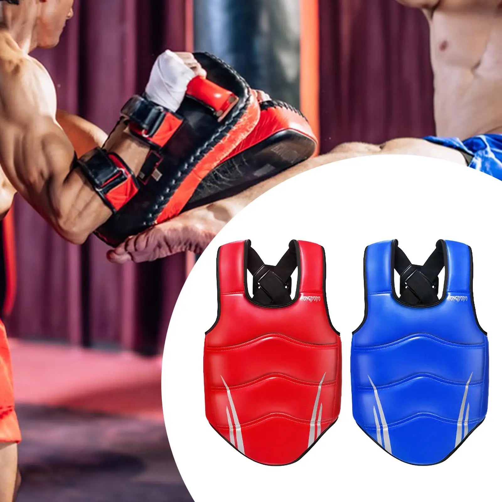 Boxing Protector Karate Chest Protector Comfortable Protective Gear for Kids